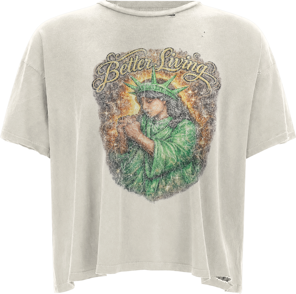 Cream ‘Liberty’ Tee