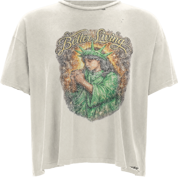 Cream ‘Liberty’ Tee