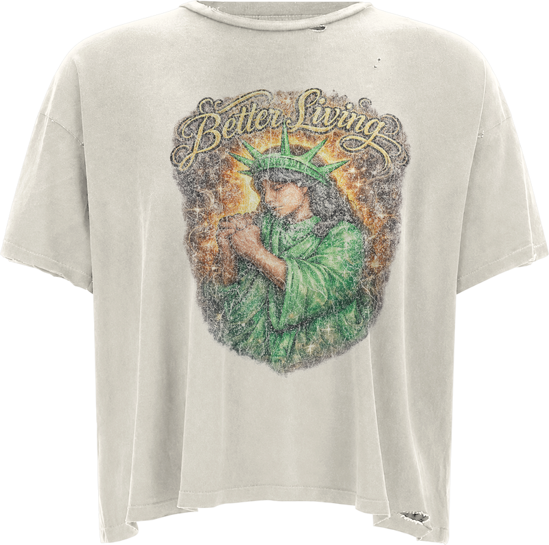 Cream ‘Liberty’ Tee