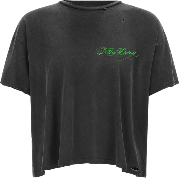 Black/Green ‘Commitment’  Tee