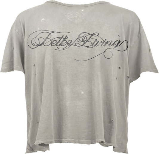 Chrome Script Tee (gray)