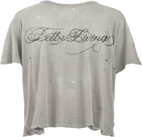 Chrome Script Tee (gray)