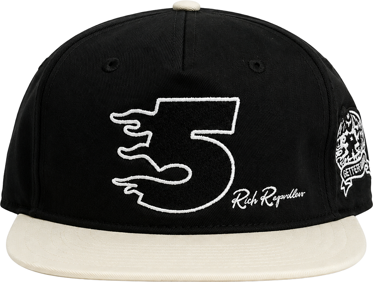 5 ‘Rich Regardless’ Cap black/cream