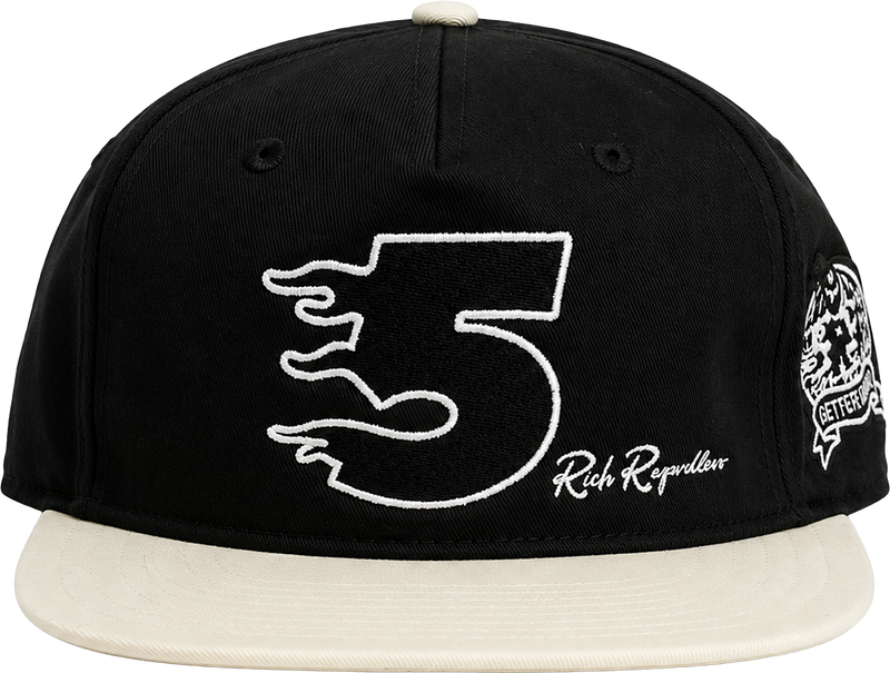 5 ‘Rich Regardless’ Cap black/cream