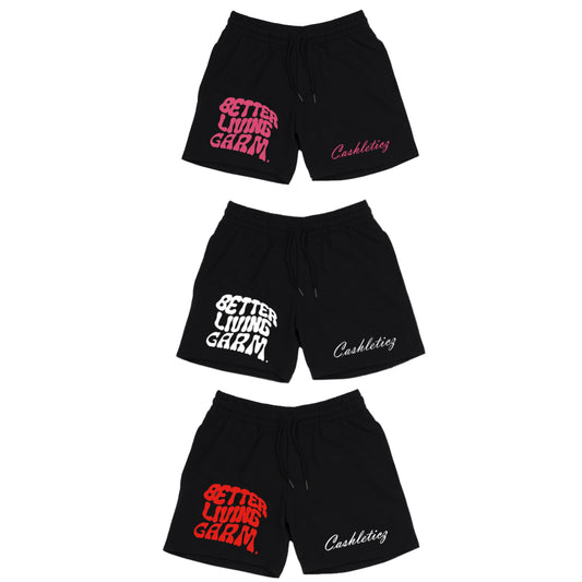 Better living x Cashleticz Sweatshorts (color options)